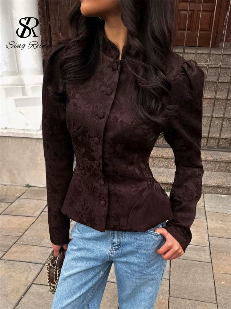 Blazer Jacquard Senior