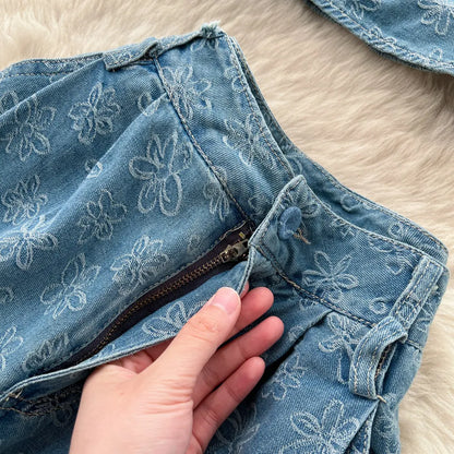 Ensembles en denim jacquard SINGREINY
