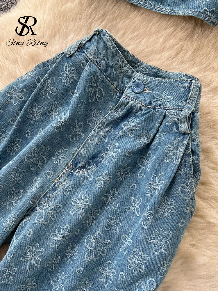 Ensembles en denim jacquard SINGREINY