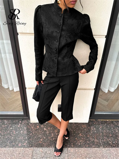 Blazer Jacquard Senior