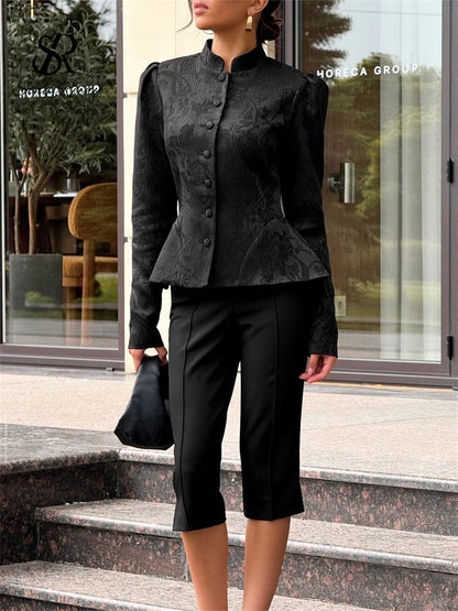 Blazer Jacquard Senior