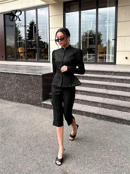Blazer Jacquard Senior