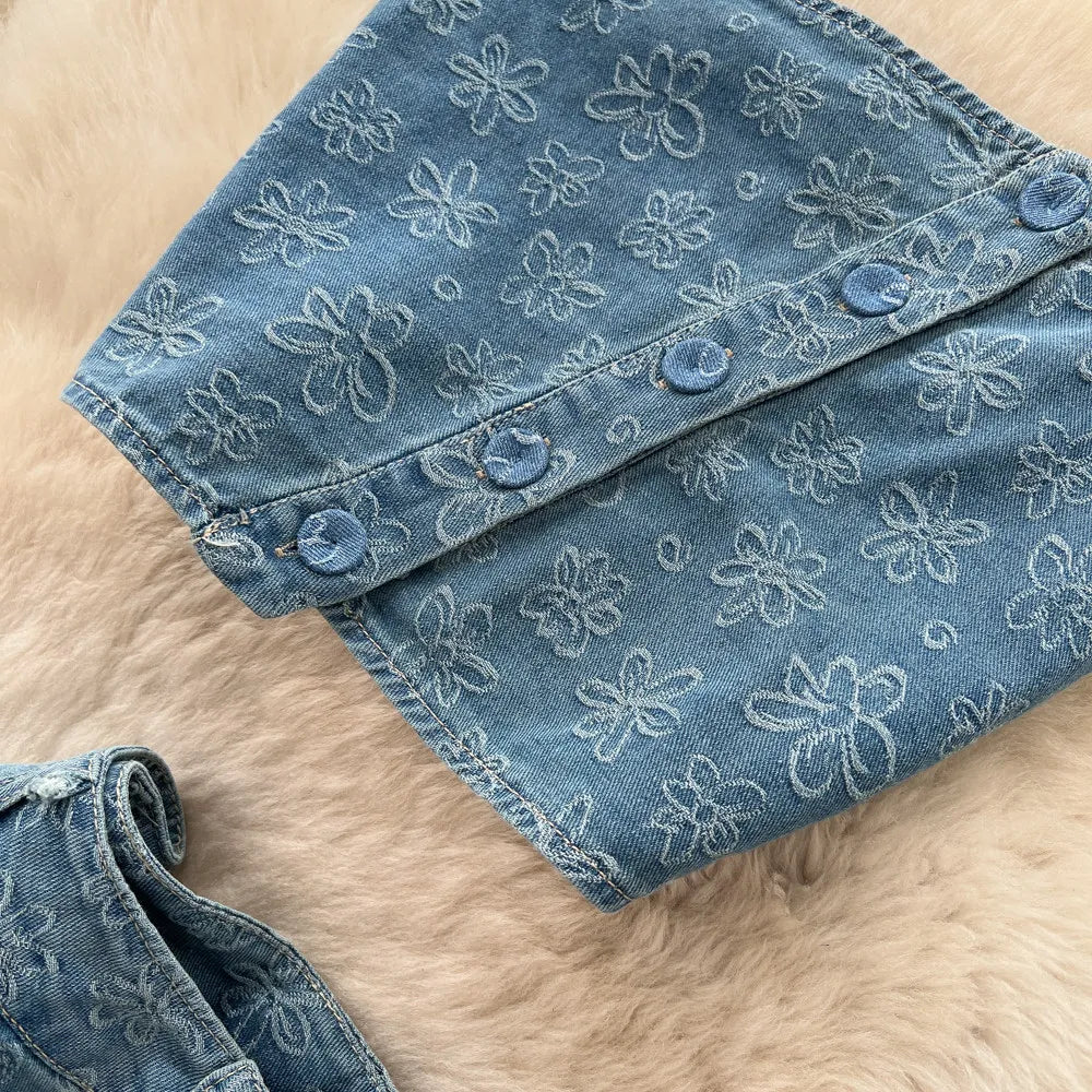 Ensembles en denim jacquard SINGREINY