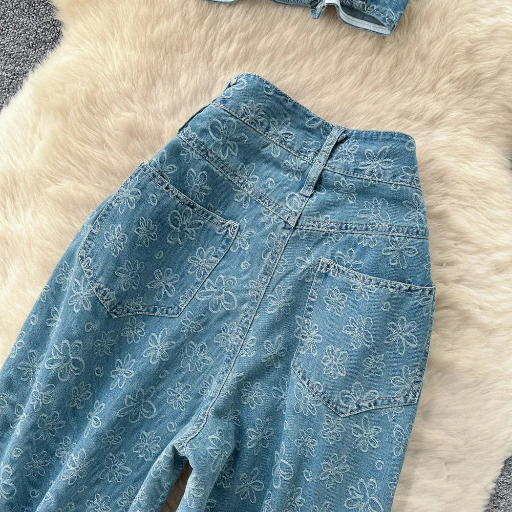 Ensembles en denim jacquard SINGREINY