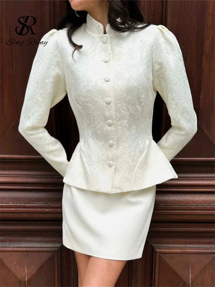 Blazer Jacquard Senior